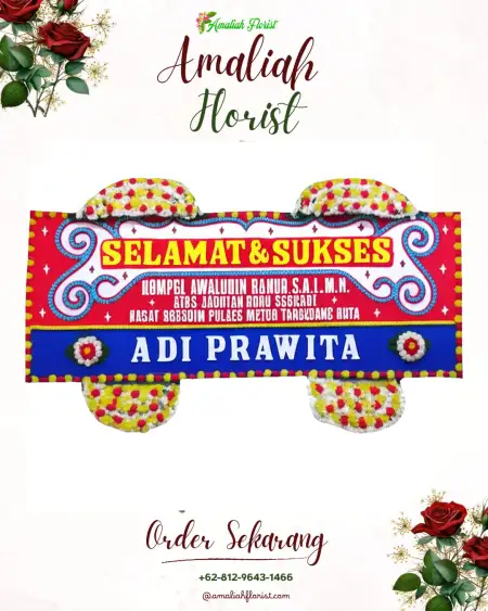 Papan Bunga Ucapan Selamat Tlogohaji
